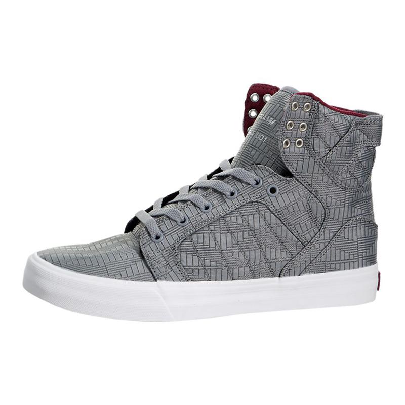 Supra SKYTOP HF Sneaker High Damen Grau Online Bestellen OERFI7849